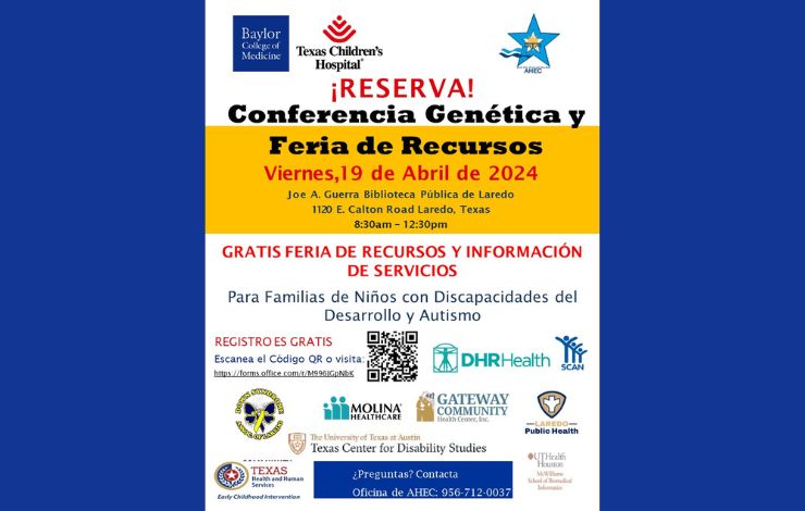 Conferencia Genética y Feria de Recursos para Familias de Niños con Discapacidades del Desarrollo y Autismo