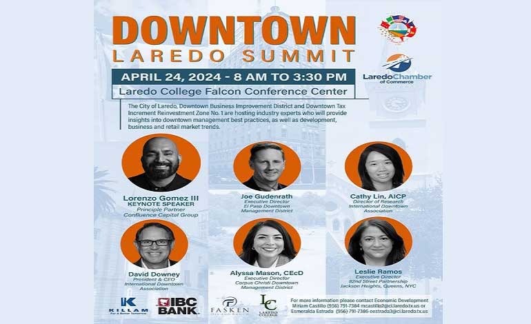 El Distrito de Administración Central de la Ciudad de Laredo Será el Anfitrión de la Cumbre del Centro