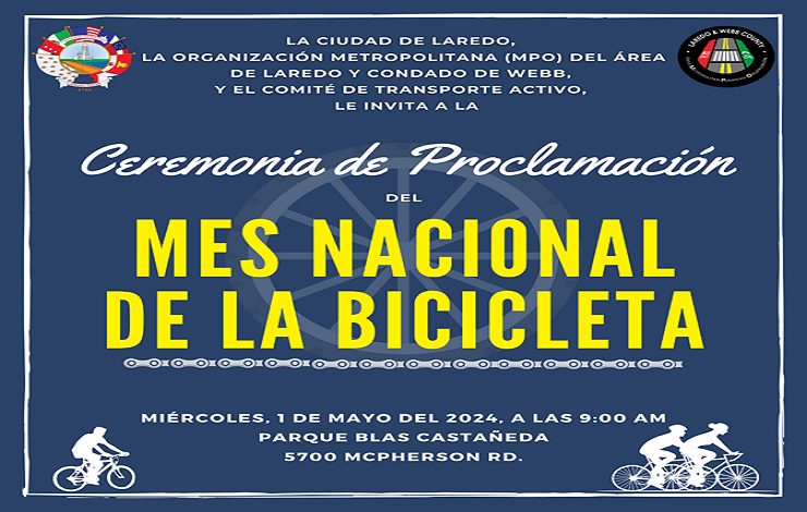 Proclamarán el Mes de Mayo como el Mes Nacional de la Bicicleta