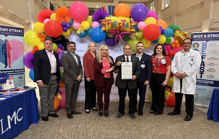 El Centro Médico de Laredo Celebra Fiesta para la Concienciación sobre los Accidentes Cerebrovasculares