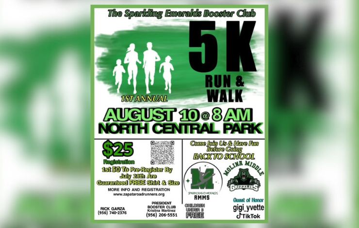 Club de Apoyo de Molina Middle School Organiza Carrera y Caminata 5K