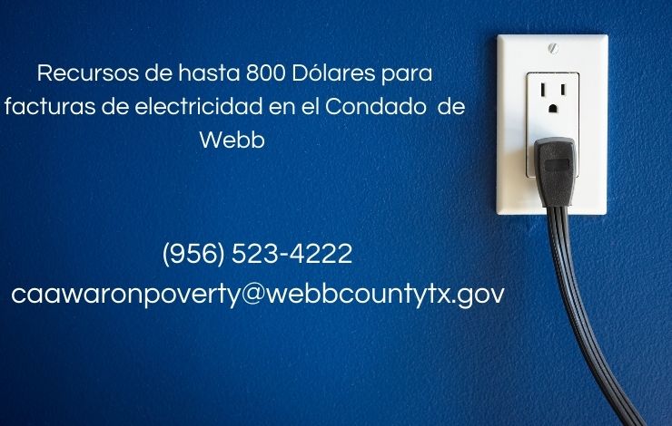 Rosaura “Wawi” Tijerina anuncia recursos de hasta 800 dólares para el pago de electricidad en Condado de Webb