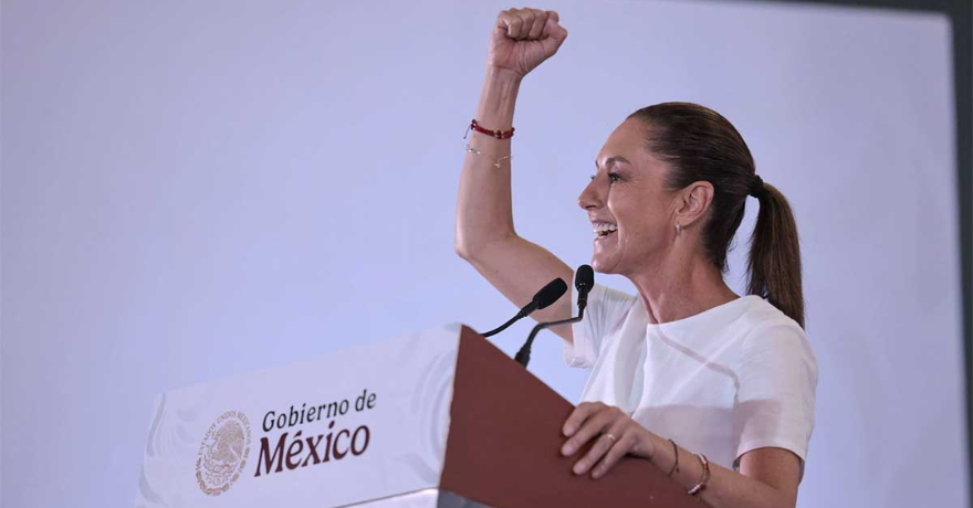 “México va a dar un ejemplo al mundo”: Sheinbaum invita a votar en elección del Poder Judicial
