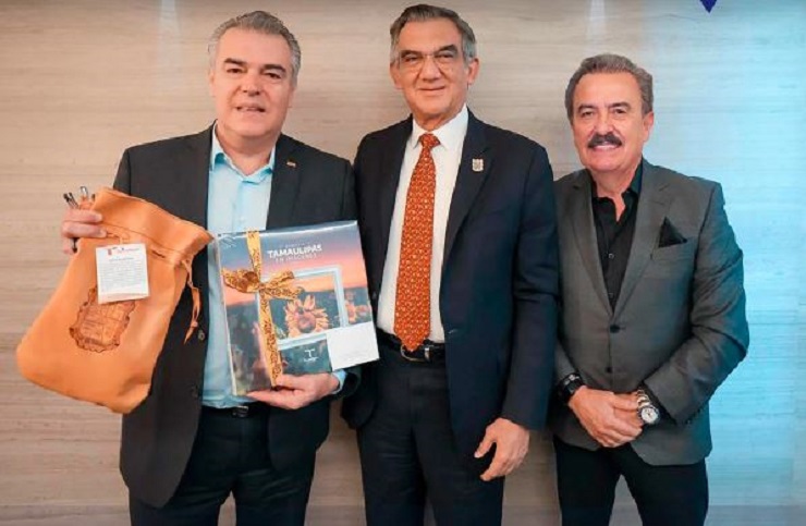 Gobernador Américo Villarreal presenta plan económico a líderes empresariales en Ciudad de México