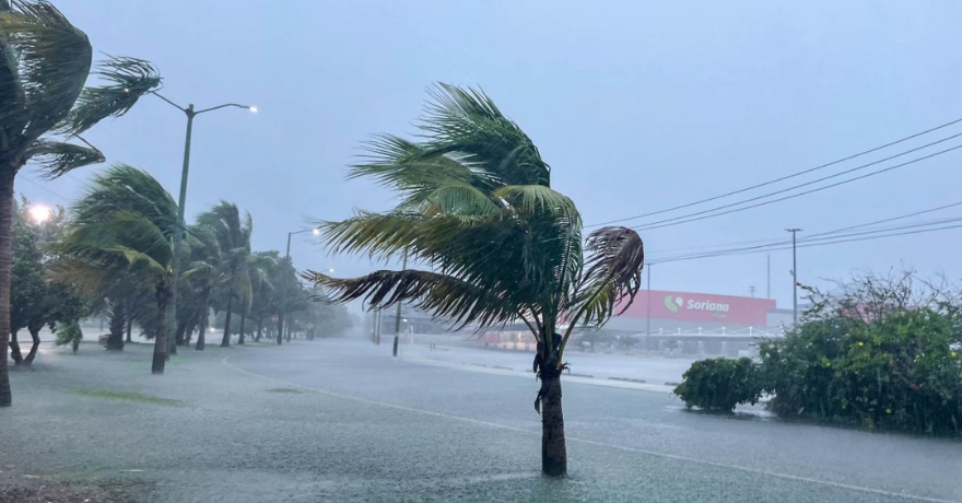 Martes de lluvias intensas en el sur de México y calor extremo en el norte