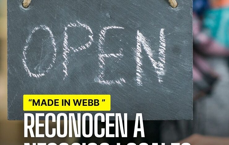 Raúl Reyes lanza programa “Made in Webb” para reconocer a pequeños negocios en el condado