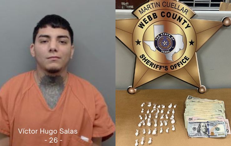 Cae presunto narcomenudista en operativo conjunto entre Sheriff de Webb y DEA en Laredo