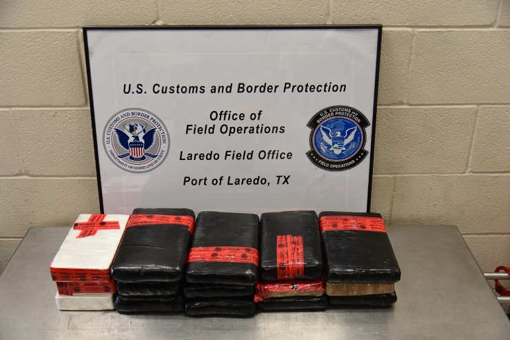 Asegura CBP más de medio millón de dólares en cocaína en el Puente del Comercio Mundial