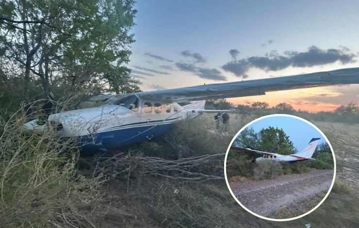 Localizan y asisten a avioneta tras aterrizaje de emergencia en Zapata; piloto y copiloto ilesos