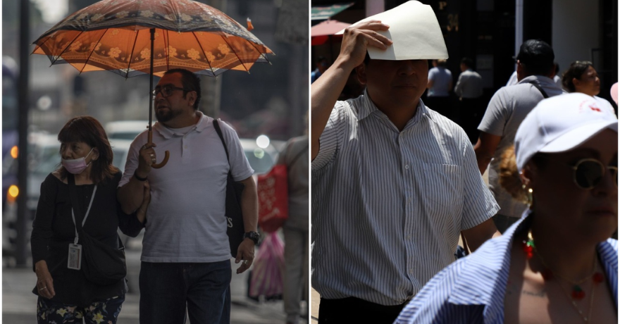 Lluvias intensas en el sur del país, y onda de calor en el norte, para este viernes