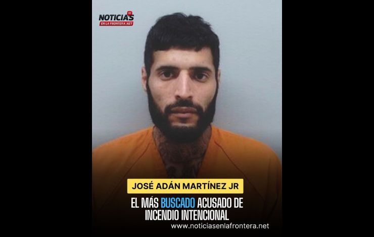 El Sheriff del Condado de Webb busca a José Adán Martínez Jr. por incendio intencional