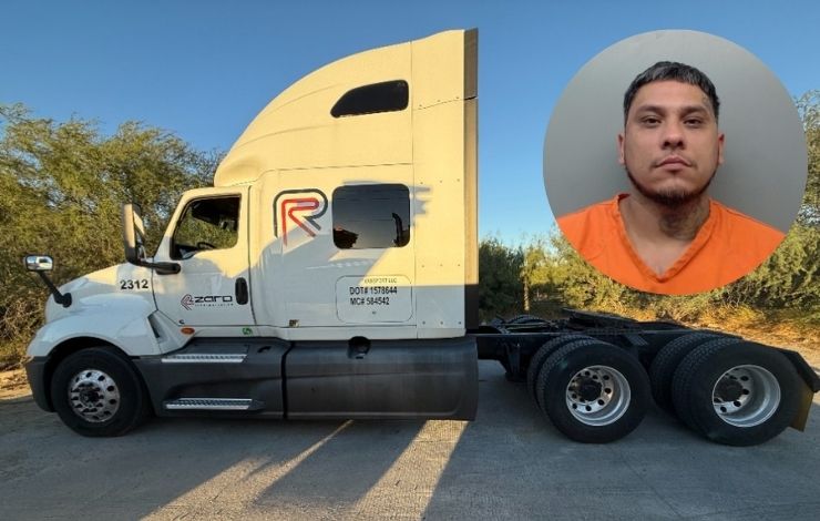 Recuperan tráiler robado en Webb; un detenido por uso no autorizado de vehículo