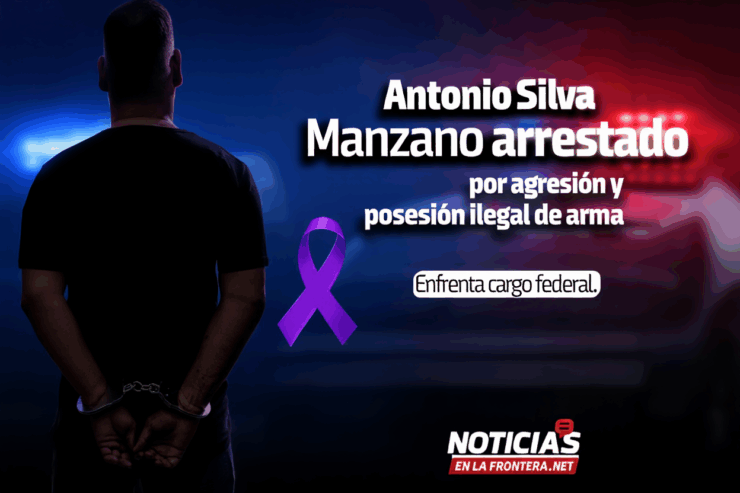 Detienen a hombre por agresión doméstica; enfrenta cargo federal por arma de fuego