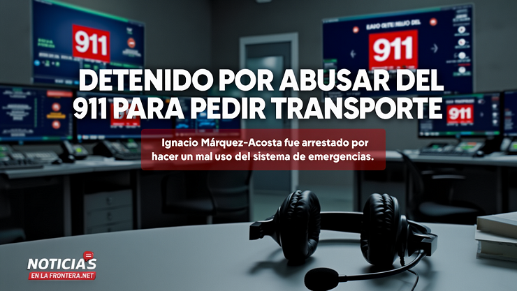 Arrestan a hombre por abusar del 911 para pedir un aventón en Laredo