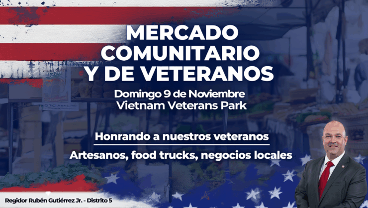 Laredo celebrará el primer Mercado Comunitario y de Veteranos este domingo
