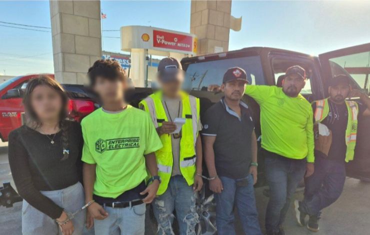 Detienen a joven por contrabando de personas en Mines Road