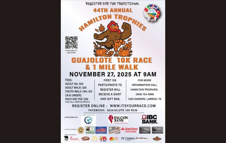 Carrera del Guajolote reunirá a cientos en Día de Gracias