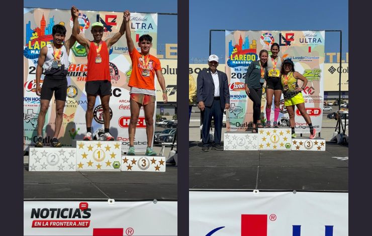 Ganadores del 3er Maratón de Laredo destacan con récords y podios en todas las categorías