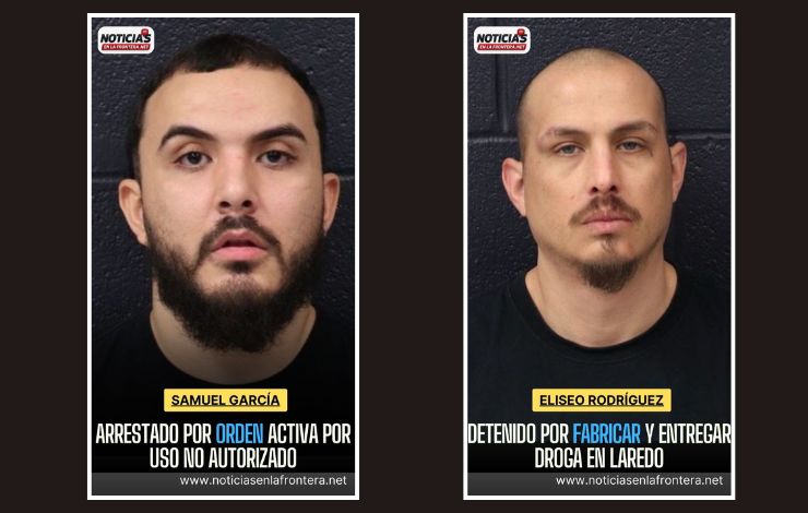 Operativo de narcóticos en Laredo deja dos detenidos y materiales robados recuperados