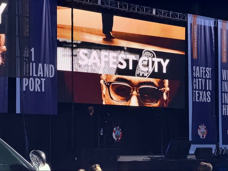 Alcalde Víctor Treviño presenta un Laredo más seguro, competitivo y binacional en el Estado de la Ciudad