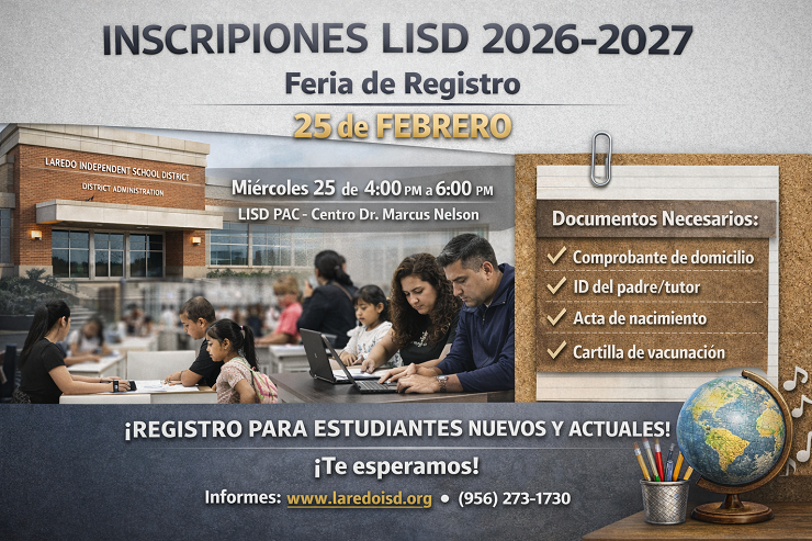 Inscripciones LISD 2026-2027 inician con feria presencial el 25 de febrero