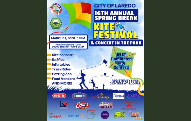 Festival de Papalotes 2026 regresa a Laredo con concierto y concurso nocturno