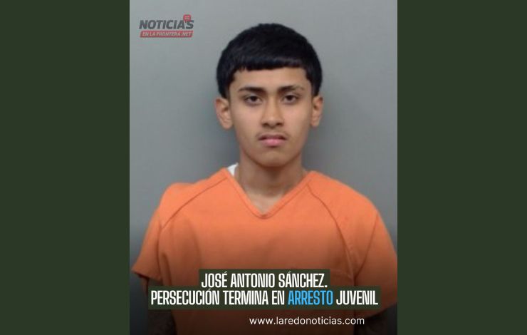 Persecución breve termina con arresto de adolescente en Laredo