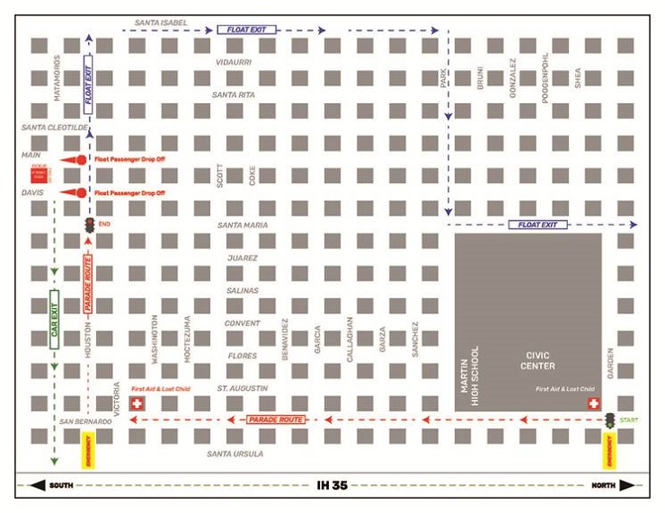 Cierres en San Bernardo y Houston por Youth Parade; habrá remolques desde las 3 p.m.